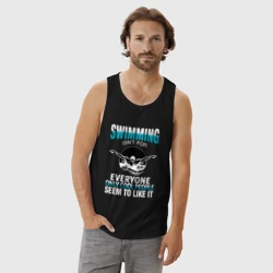 Мужская майка хлопок Swimming - фото 2