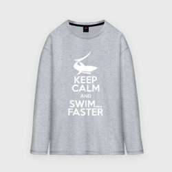 Мужской лонгслив oversize хлопок Swim