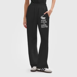 Женские брюки oversize без начеса хлопок Swim - фото 2