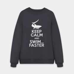 Мужской свитшот oversize без начеса хлопок Swim