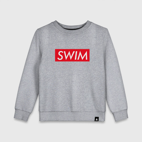 Детский свитшот хлопок swim, цвет меланж