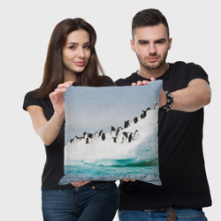 Подушка 3D Пингвины на айсберге - фото 2