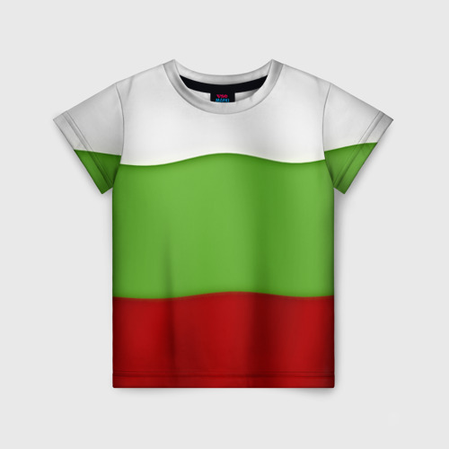 Детская футболка 3D Болгария, цвет 3D печать