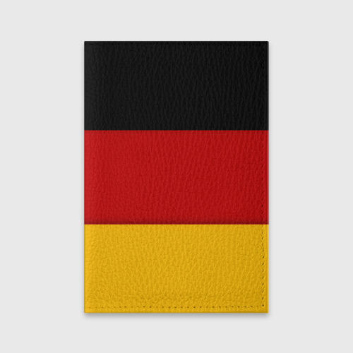 Обложка для паспорта матовая кожа Германия, цвет желтый