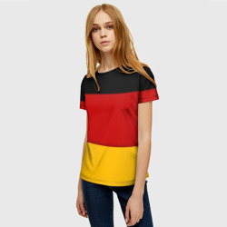 Женская футболка 3D Германия - фото 2