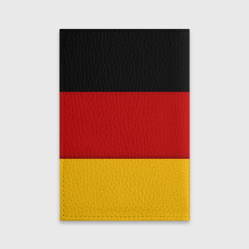 Обложка для паспорта матовая кожа Германия, цвет желтый - фото 2