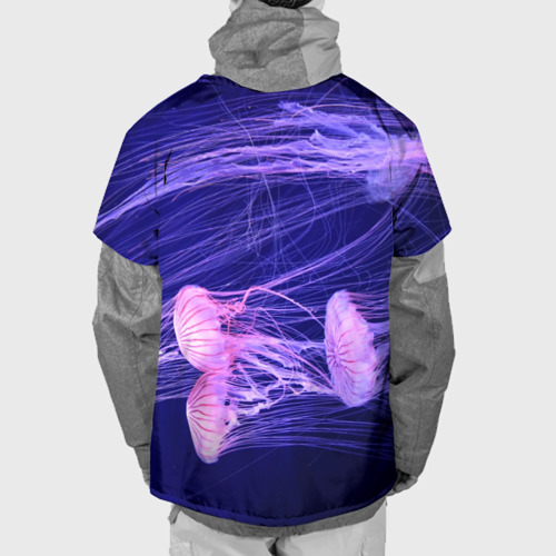 Накидка на куртку 3D Розовые медузы, цвет 3D печать - фото 2