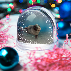 Игрушка Снежный шар Тюлень под водой - фото 2
