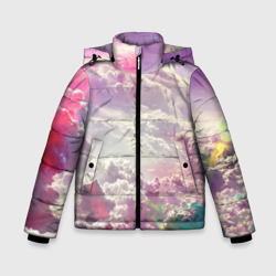 Зимняя куртка для мальчиков 3D Розовые облака