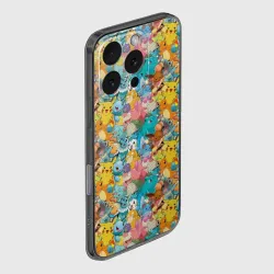 Чехол для iPhone 16 Pro силиконовый с защитой камеры Покемоны - фото 2