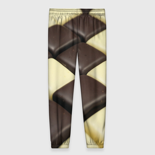 Женские брюки 3D Шоколадные конфеты, цвет 3D печать - фото 2