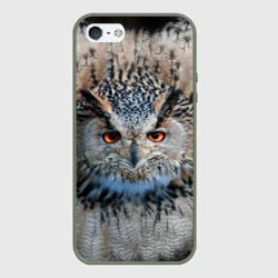 Чехол для iPhone 5/5S матовый Сова