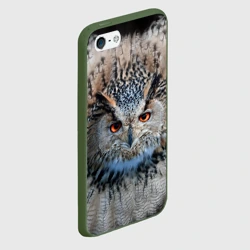 Чехол для iPhone 5/5S матовый Сова - фото 2