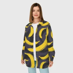 Женская рубашка oversize 3D Бананы - фото 2