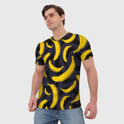 Мужская футболка 3D Бананы - фото 2