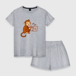 Женская пижама с шортиками хлопок Codefest`17 6