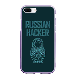 Чехол для iPhone 7Plus/8 Plus матовый Русский хакер
