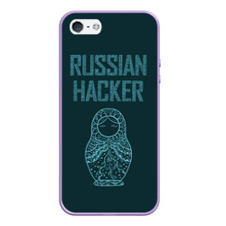Чехол для iPhone 5/5S матовый Русский хакер