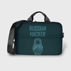 Сумка для ноутбука 3D Русский хакер