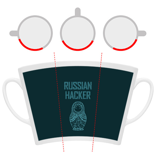 Кружка Латте Русский хакер - фото 6