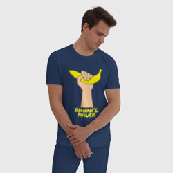 Мужская пижама хлопок Сила бананов - фото 2