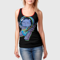 Женская майка 3D Космокот - фото 2