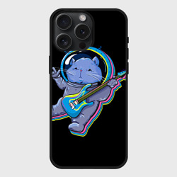 Чехол силиконовый для Apple iPhone 15 Pro Мax матовый Космокот
