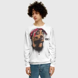 Мужской свитшот 3D 2Pac - фото 2
