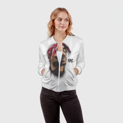 Женский бомбер 3D 2Pac - фото 2