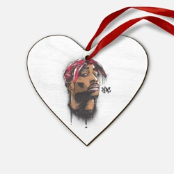 Деревянная игрушка Сердце 2Pac
