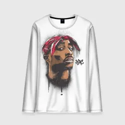 Мужской лонгслив 3D 2Pac