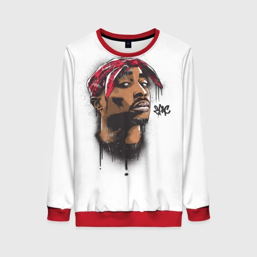 Женский свитшот 3D 2Pac