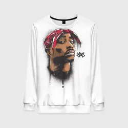 Женский свитшот 3D 2Pac