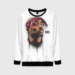 Женский свитшот 3D 2Pac