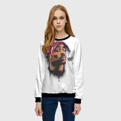 Женский свитшот 3D 2Pac - фото 2
