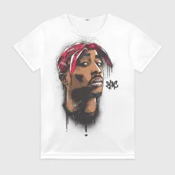 Женская футболка 3D 2Pac