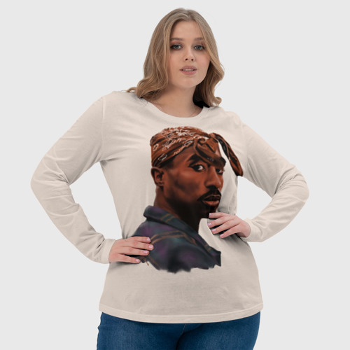 Женский лонгслив 3D Tupac - фото 6