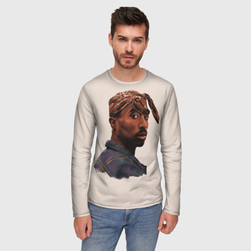 Мужской лонгслив 3D Tupac - фото 3