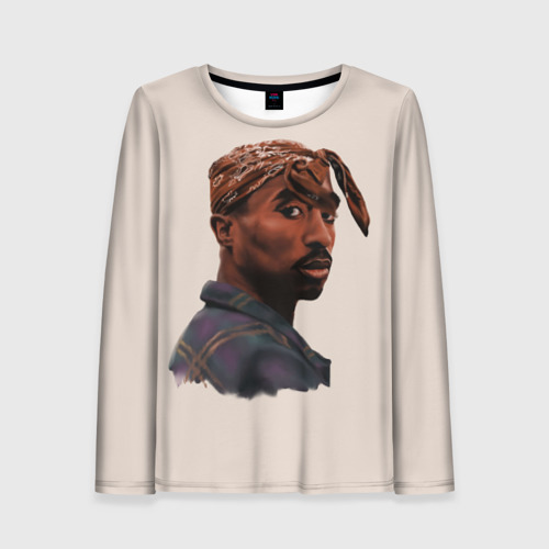 Женский лонгслив 3D Tupac