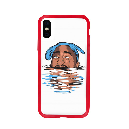 Чехол для Apple iPhone X силиконовый глянцевый Shakur Фото 01 Чехол для Apple iPhone X силиконовый глянцевый Shakur Фото 01