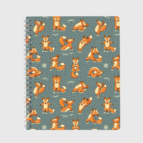 Тетрадь Foxes yoga