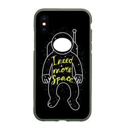 Чехол для iPhone XS Max матовый More space