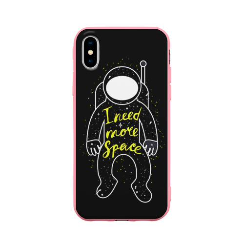 Чехол для iPhone X матовый More space