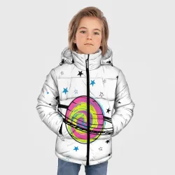 Зимняя куртка для мальчиков 3D Планета - фото 2