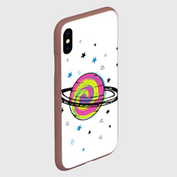 Чехол для iPhone XS Max матовый Планета - фото 2