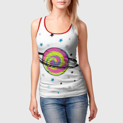 Женская майка 3D Планета - фото 2