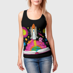 Женская майка 3D Космос - фото 2