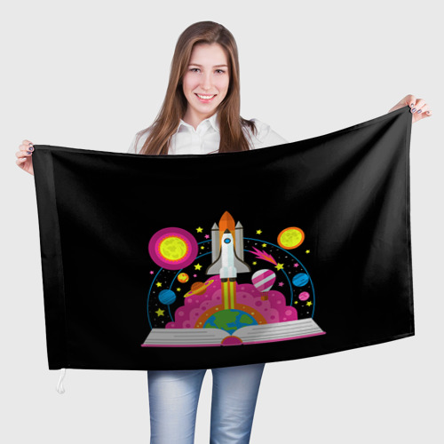 Флаг 3D Космос