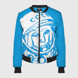 Женский бомбер 3D Гагарин 1