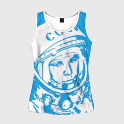 Женская майка 3D Гагарин 1